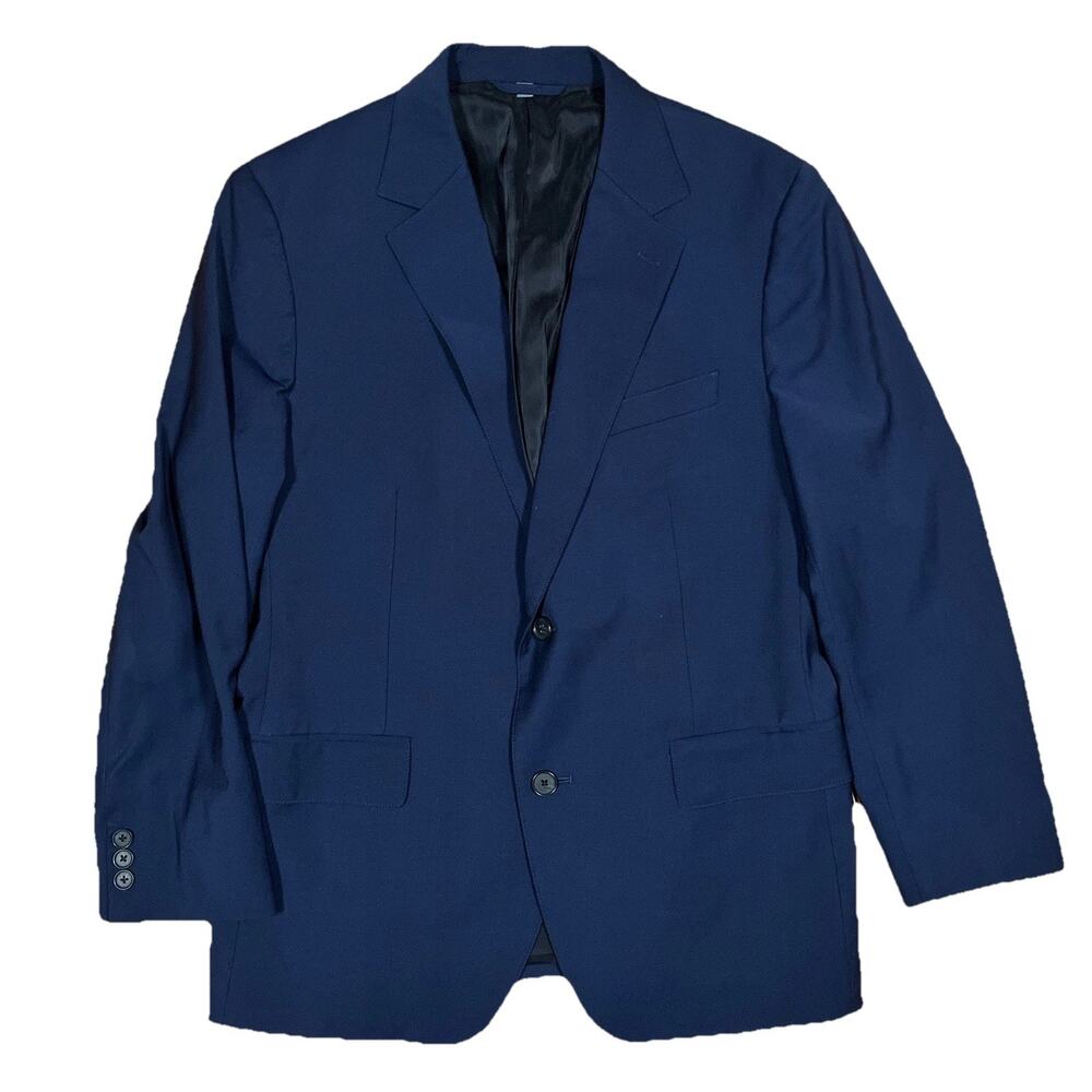 Bonobos Blazer Men 40S Navy Blue Marzotto Wool Elastine Stretch Standard Fit